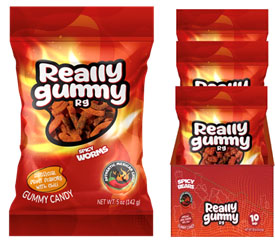 Really gummy spicy worms