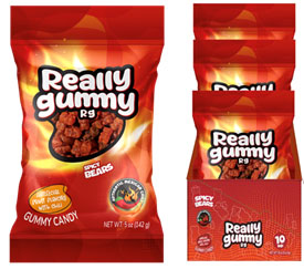 Really gummy spicy bears